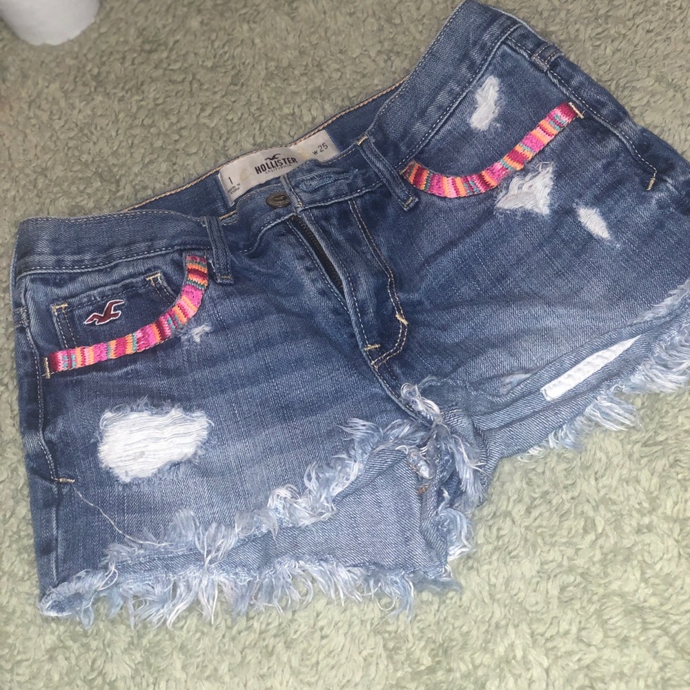 Hollister shorties worn twice